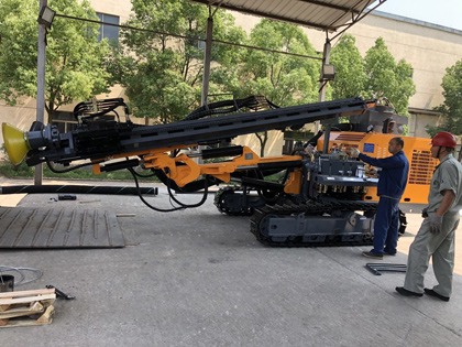 Роторная буровая установка для взрывных скважин, KG520/KG520H