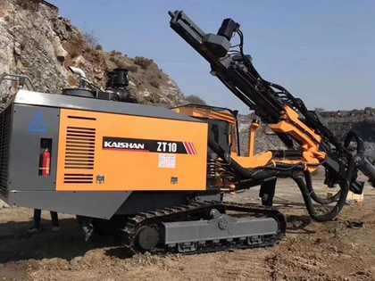 Интегрированная буровая установка с погружным пневмоударником, ZT10